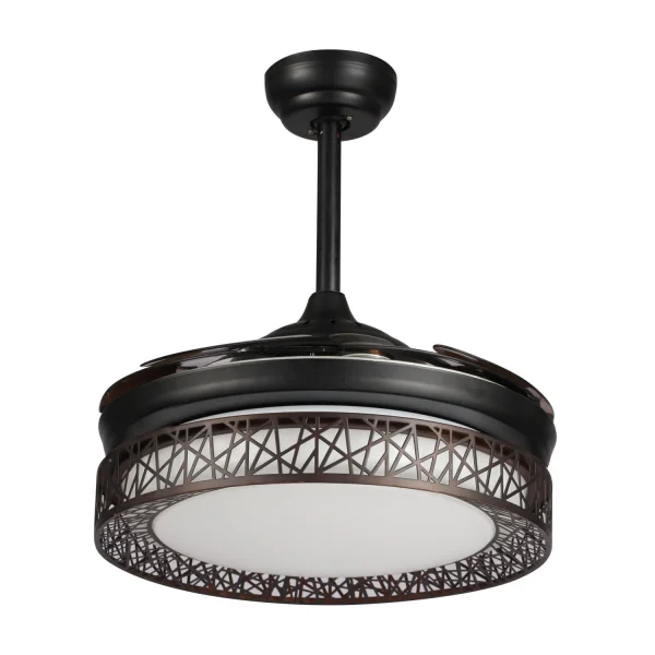 BRUN LED FORREST PLAFOND VENTILATEUR