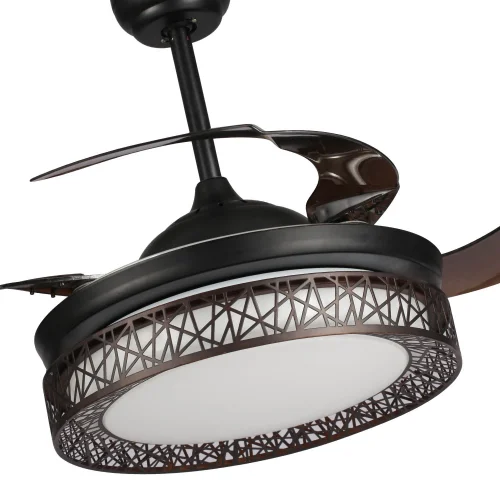 BRUN LED FORREST PLAFOND VENTILATEUR