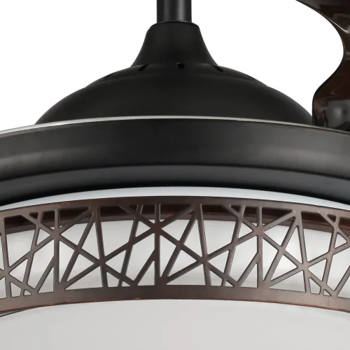 BRUN LED FORREST PLAFOND VENTILATEUR