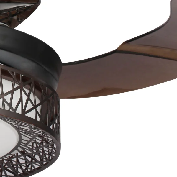 BRUN LED FORREST PLAFOND VENTILATEUR