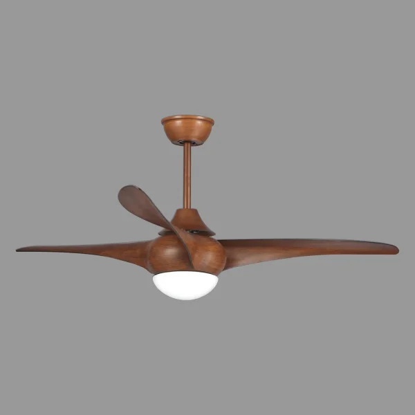 VENTILATEUR BRUN DE PLAFOND DE LED DE PARRISH