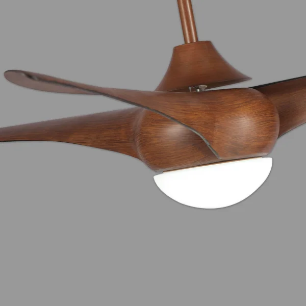 VENTILATEUR BRUN DE PLAFOND DE LED DE PARRISH