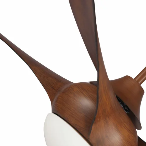 VENTILATEUR BRUN DE PLAFOND DE LED DE PARRISH