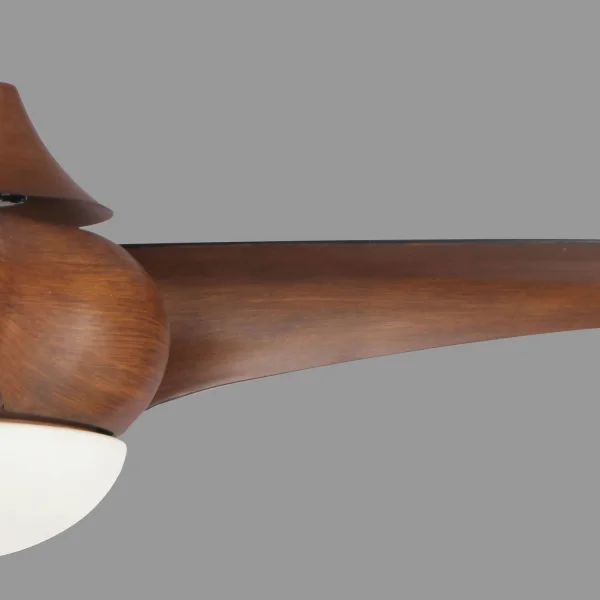 VENTILATEUR BRUN DE PLAFOND DE LED DE PARRISH