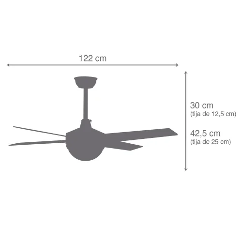 VENTILATEUR BLANC DE PLAFOND DE LED DE LYNK