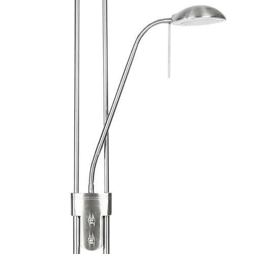 LAMPE DE PLANCHER A CONDUIT AYMERICK 18W CHROME LAMPE DE PLANCHER A CONDUIT AYMERICK 18W CHROME
