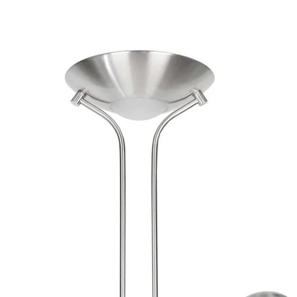 LAMPE DE PLANCHER A CONDUIT AYMERICK 18W CHROME LAMPE DE PLANCHER A CONDUIT AYMERICK 18W CHROME