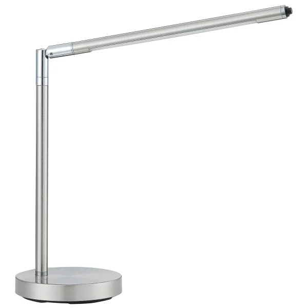 LAMPE DE TABLE LED PERCY 4W NICKEL SATIN