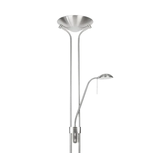 LAMPE DE PLANCHER A CONDUIT AYMERICK 18W CHROME LAMPE DE PLANCHER A CONDUIT AYMERICK 18W CHROME
