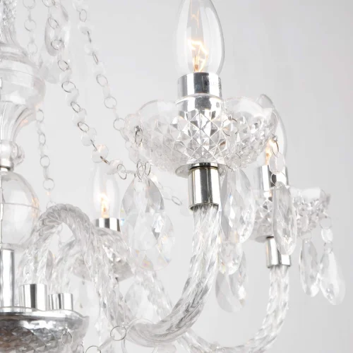 LAMPE DE PLAFOND 6 LUMIÈRES TRANSPARENTES LIONETTA