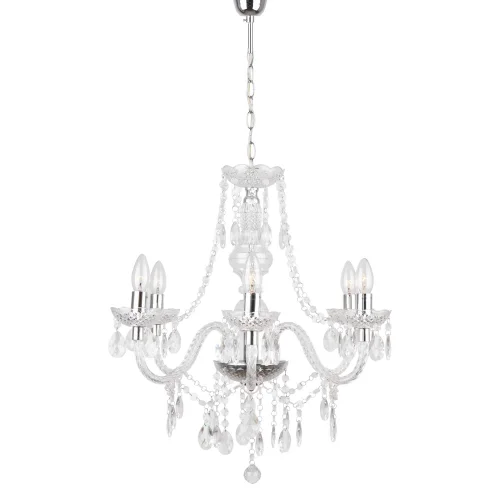 LAMPE DE PLAFOND 6 LUMIÈRES TRANSPARENTES LIONETTA