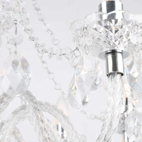 LAMPE DE PLAFOND 10 LUMIÈRES TRANSPARENTES LIONETTA