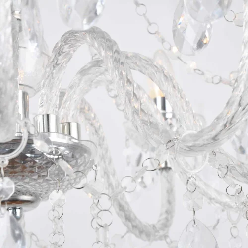 LAMPE DE PLAFOND 10 LUMIÈRES TRANSPARENTES LIONETTA