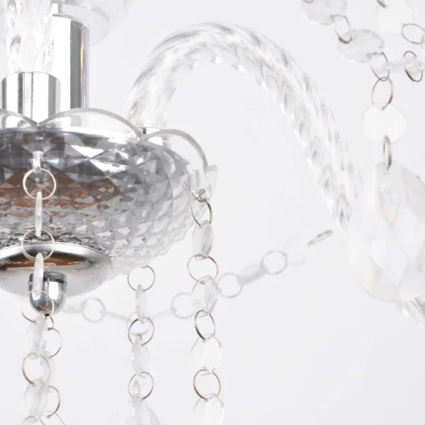 LAMPE DE PLAFOND 3 LUMIÈRES TRANSPARENTES LIONETTA