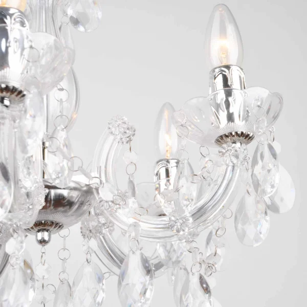 LAMPE DE PLAFOND 5 LUMIÈRES NICOLA TRANSPARENTES LAMPE DE PLAFOND 5 LUMIÈRES NICOLA TRANSPARENTES