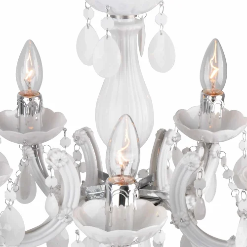 LAMPE DE PLAFOND 5 LUMIÈRES NICOLA BLANCHES