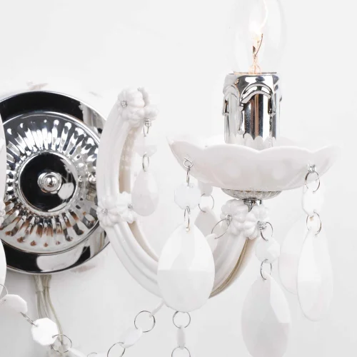 LAMPE MURALE 2 LUMIÈRES BLANCHES DE RESSORT