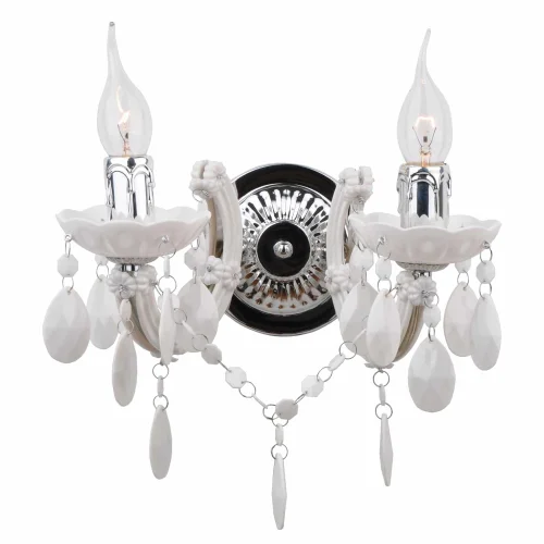 LAMPE MURALE 2 LUMIÈRES BLANCHES DE RESSORT