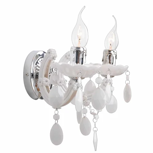 LAMPE MURALE 2 LUMIÈRES BLANCHES DE RESSORT