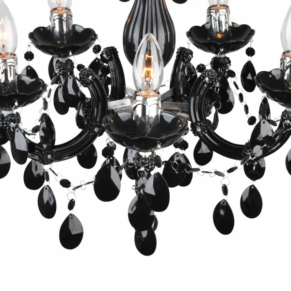 LAMPE DE PLAFOND 5 LUMIÈRES OLÉTHÉA NOIRES LAMPE DE PLAFOND 5 LUMIÈRES OLÉTHÉA NOIRES