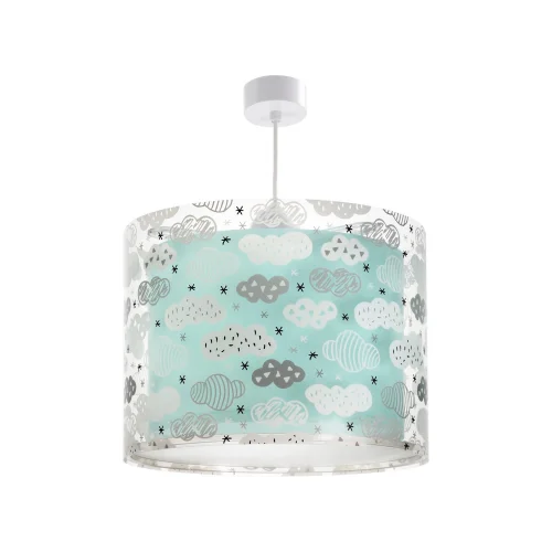 NUAGES VERTS LAMPE PENDENTIF POUR ENFANTS