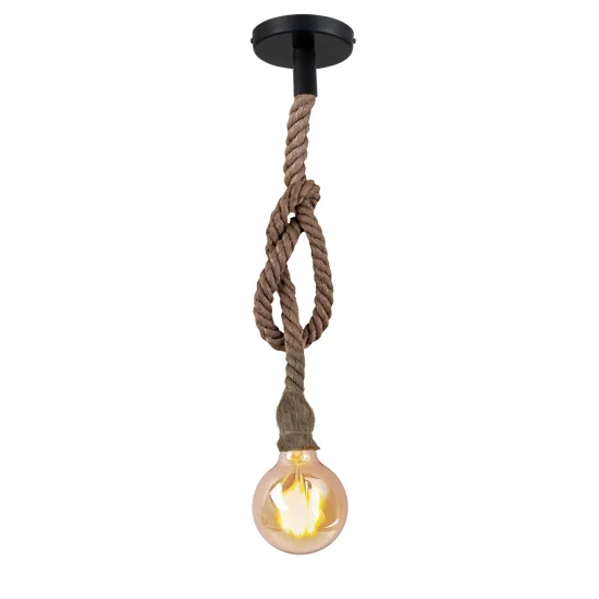 LAMPE PENDENTIF CORDE DE MARIN 2