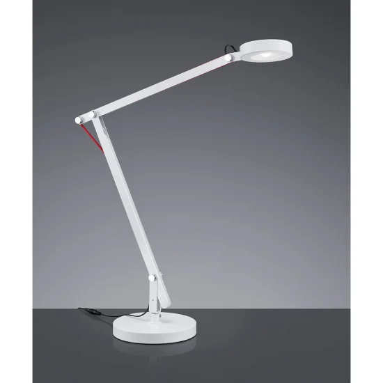 Lampe de lecture Led Angular Blanc, Éclairage d'Intérieur | Lúzete 2