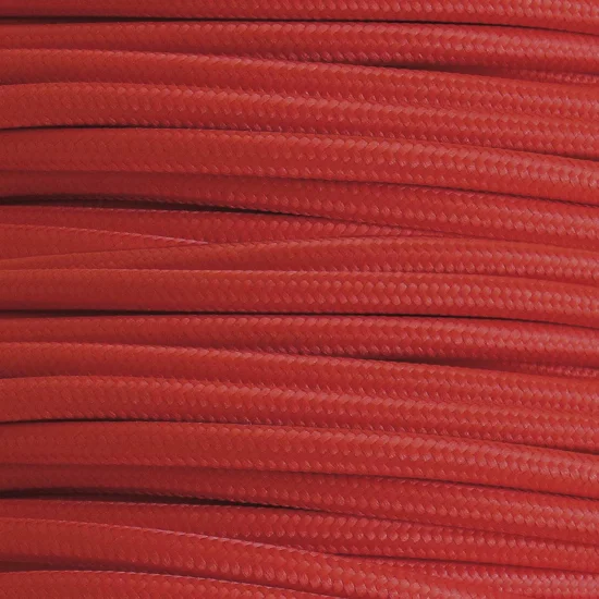 MÈTRE DE CÂBLE ROUGE LISSE