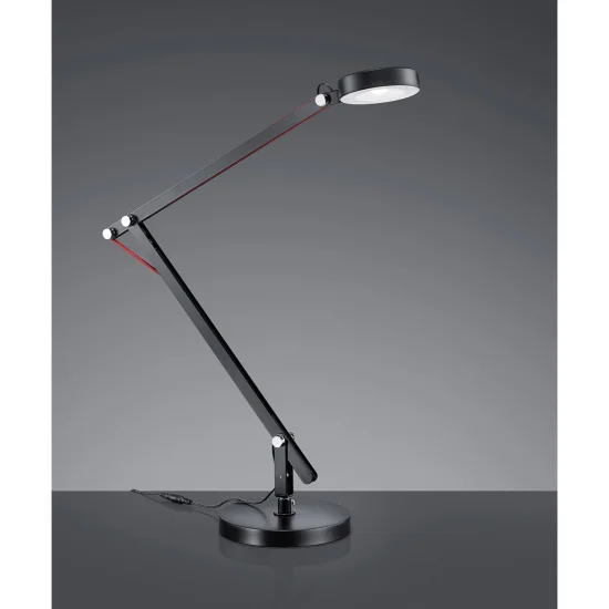 Lampe de lecture Led Angular Noir, Éclairage d'Intérieur | Lúzete 2