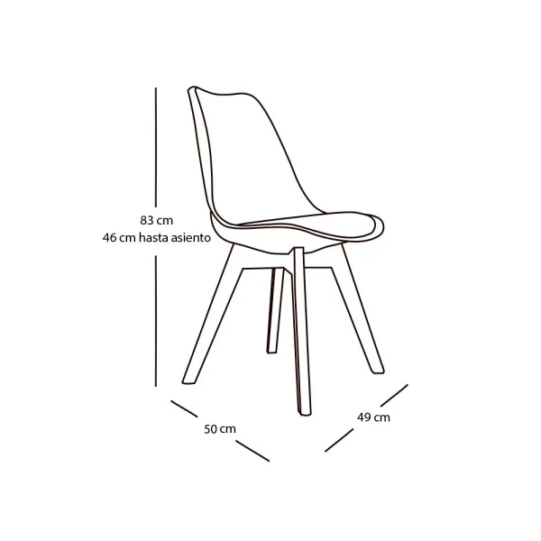 CHAISE KARLSKRONA NOIRE