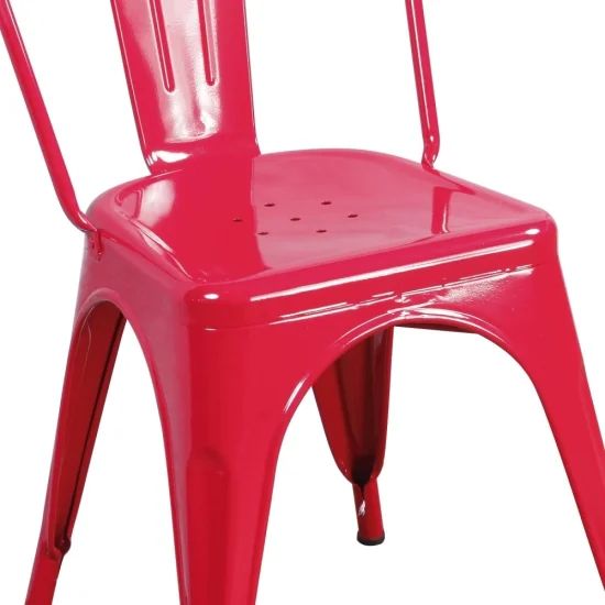 CHAISE JOSÉPHINE ROUGE INDUSTRIELLE 2