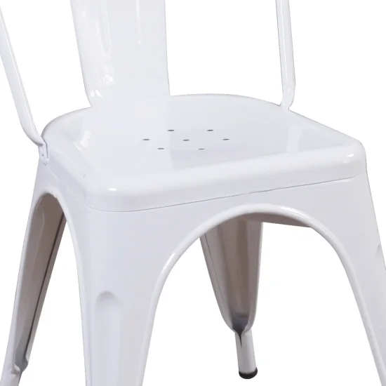 CHAISE JOSÉPHINE BLANCHE INDUSTRIELLE 2