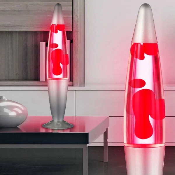 LAMPE DE LAVE ROUGE
