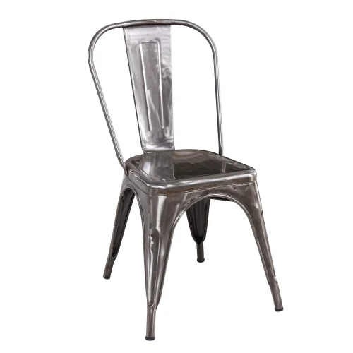 CHAISE JOSÉPHINE VIEILLIE EN MÉTAL