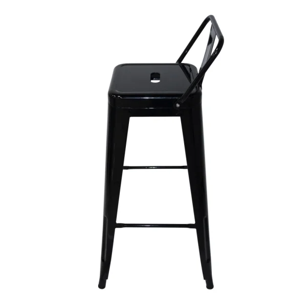 NOIR JOSÉPHINE TABOURET ÉLEVÉ