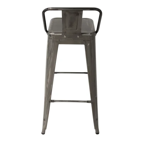 TABOURET ÉLEVÉ JOSÉPHINE VIEILLI MÉTALLIQUE