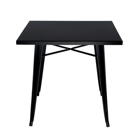 TABLE JOSÉPHINE EN MÉTAL NOIR