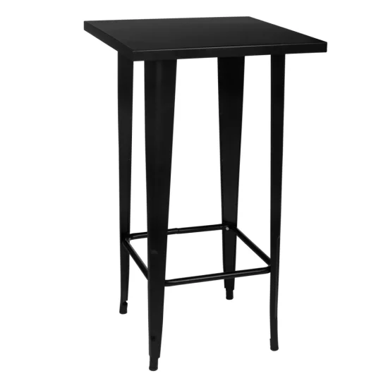 TABLE JOSÉPHINE BAR BLACK METAL 2