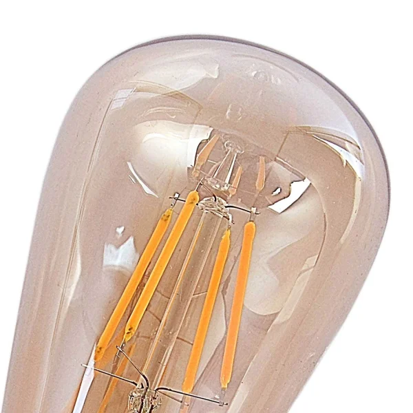 Ampoule décorative LED ambrée E27 7W 720 Lm, Éclairage | Lúzete