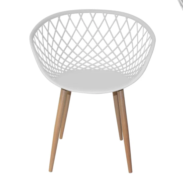 CHAISE PICKELS BLANC
