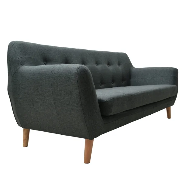 CANAPÉ DE CLÉMENTINE GRIS OLIVE VINTAGE CANAPÉ DE CLÉMENTINE GRIS OLIVE VINTAGE