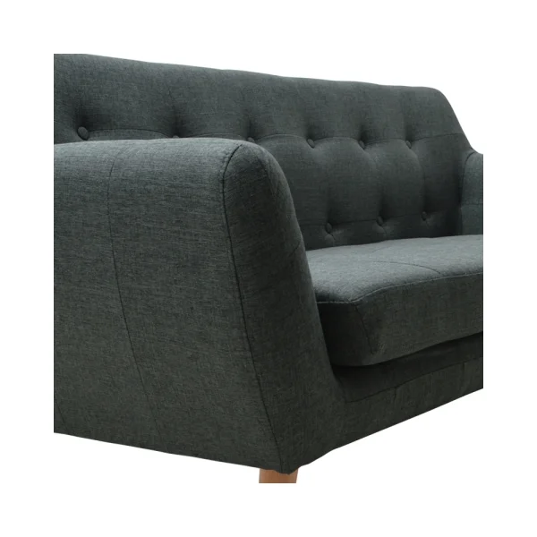 CANAPÉ DE CLÉMENTINE GRIS OLIVE VINTAGE CANAPÉ DE CLÉMENTINE GRIS OLIVE VINTAGE