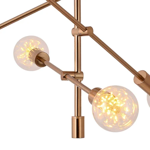 LAMPE DE PLAFOND JUPITER 6 LUMIÈRES DE BRONZE