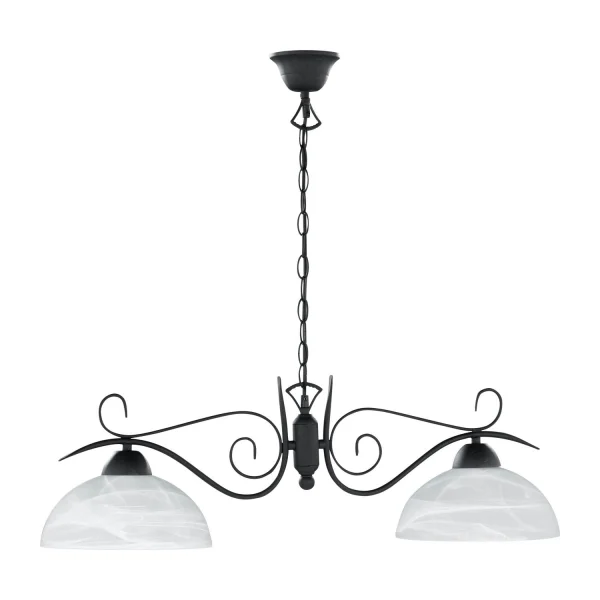 LAMPE DE PLAFOND 2 LUMIÈRES FORGEANT MIRANDA