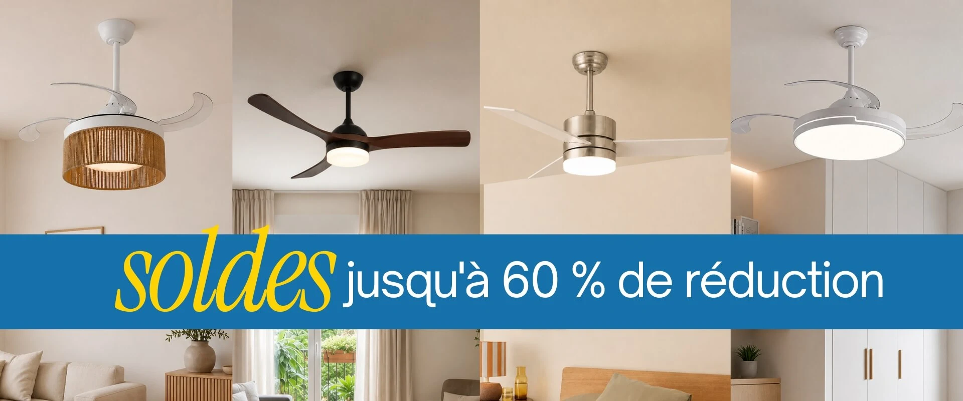 Ventilateurs de plafond